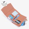 Tailian Multi-Card Slot PU Leather Pearl Wallet - Elegant Ladies' Purse