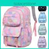 Diamond Fashionable Snowflake Printed Colored Spot Student Backpack For Daily