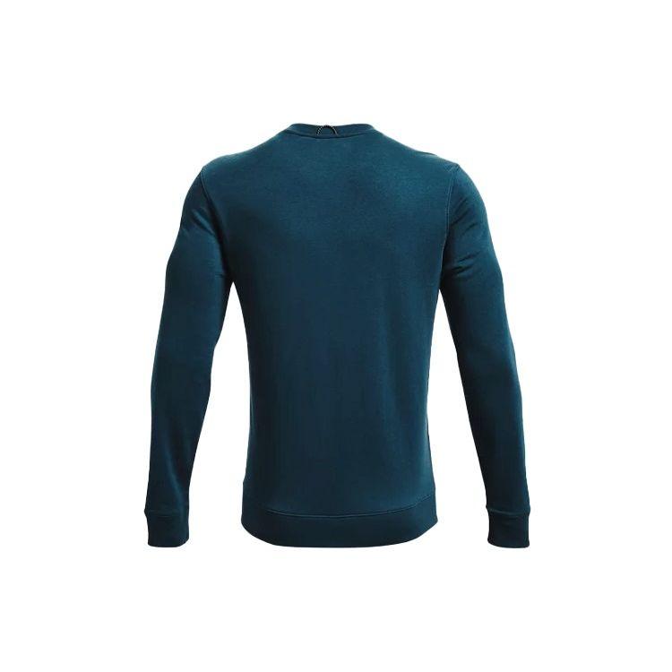 Under Armour Rival Training Color Block Crew Sweatshirt Men Sweatshirt Blue 1366405-413
