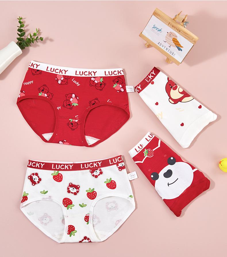 4pcs Girls Underwear Kids Boxer Shorts Children's Underpants Comfortable Panties