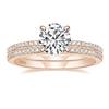 1.25CT 925 Sterling Silver Bridal Rings for Women Sets Round CZ Engagement Rings Promise Wedding Bands Fine Jewelry