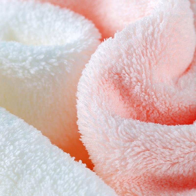 1PC Microfibre Hair Towels, Hair Towel, Turban Towel with Button, Hair Turban Kids Super Absorbent Towels for Women