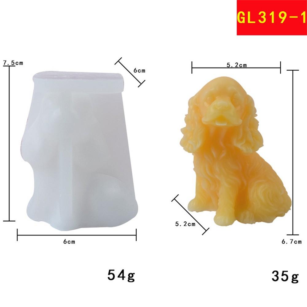 

Pet Mold Flexible Dog Mold Dog Candle Mold For Home Decor Diy Pet Lovers