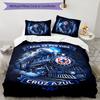 Cruz Azul Themed 3pcs Bedding Set Duvet Cover Closure Includes 1 Duvet Cover & 2 Pillowcases for All Seasons Bedroom Home Dorm Decor