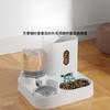 Cat Water Dispenser, Cat Food Automatic Feeder, Integrated Water Dispenser, Cat Drinking Water Flow Circulating Water Dispenser