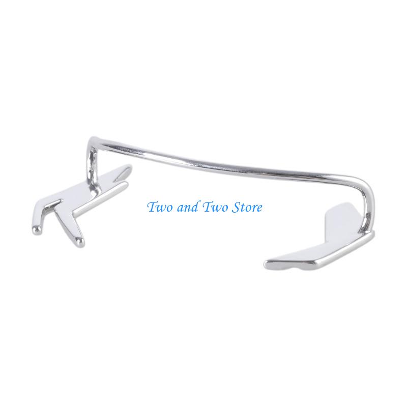 HX6F Skeletal Spine Alien Ear Hooks Silver Color Ear Clips Unisex Ear Clips Jewelry CN