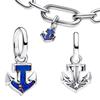 New Original 925 Silver Charms Butterfly Flower Heart Fish Beads Pendant Bracelets Necklaces Womens DIY Jewelry Gift
