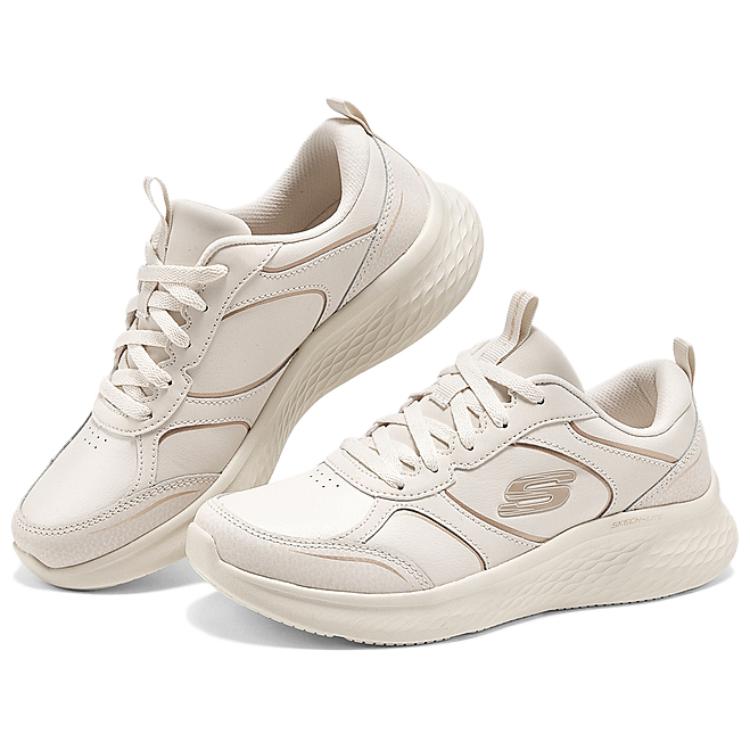 Skechers Skech-Lite Pro Sleek Comfortable Versatile Low-Top Casual Shoes Women Sneaker Beige 150049-NTGD