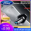 New 2026 Car Sticker For Ford 4PCS Metal Car Wheel Stem Cover Tire Valve Caps For Ford Kuga Focus 2 3 4 Fiesta Ecosport Mondeo M