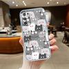 UP20 Cat Kitten Meow Transparent Phone Case for Samsung Galaxy A04 A04S A14 A23 A34 A54 M23 M33 M52 M53