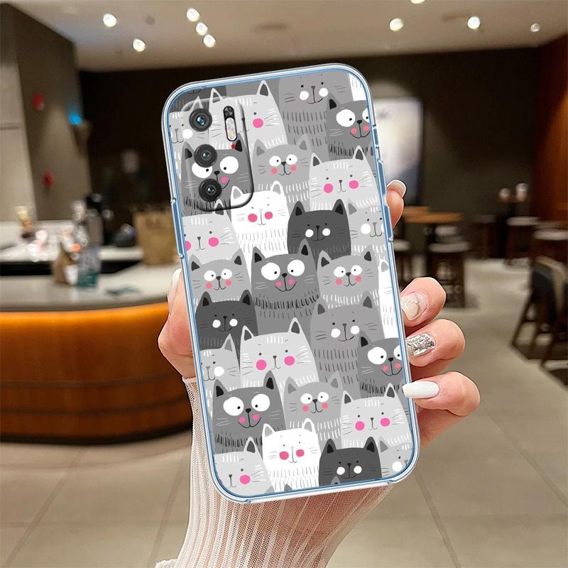 

UP20 Cat Kitten Meow Transparent Phone Case for Motorola Moto G40 G04 G05 One Ace Action Fusion + Plus Hyper Macro Vision Zoom Motorola One Macro