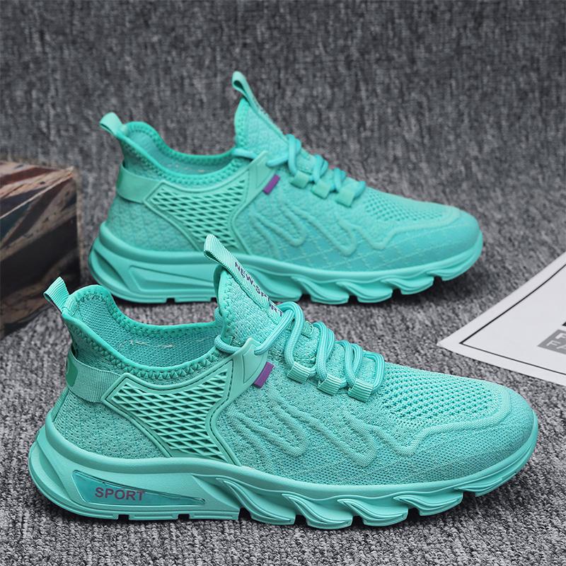 

Мужская обувь 2024 года, повседневная спортивная обувь, легкая спортивная обувь, дышащая мужская бежевая обувь, мужские кроссовки для тренировок, мужские кроссовки для бега 44 бирюзовый