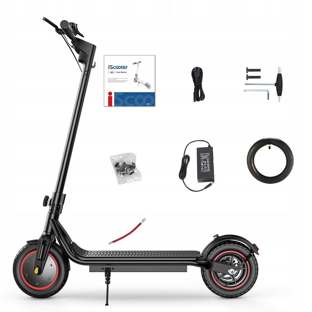 Patinete Eléctrico W6-DZ 500W Plegable 10" 37KM Ligero Doble Freno