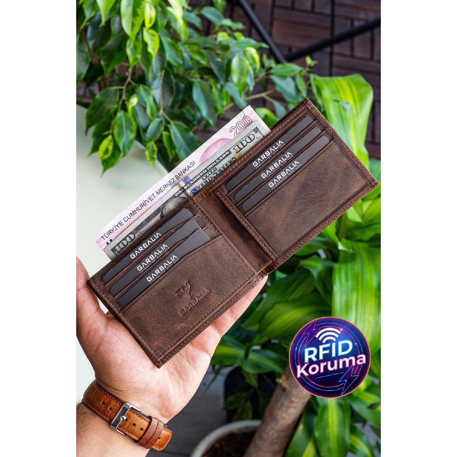 

Kevin Genuine Leather Crazy Brown Classic Wallet коричневый