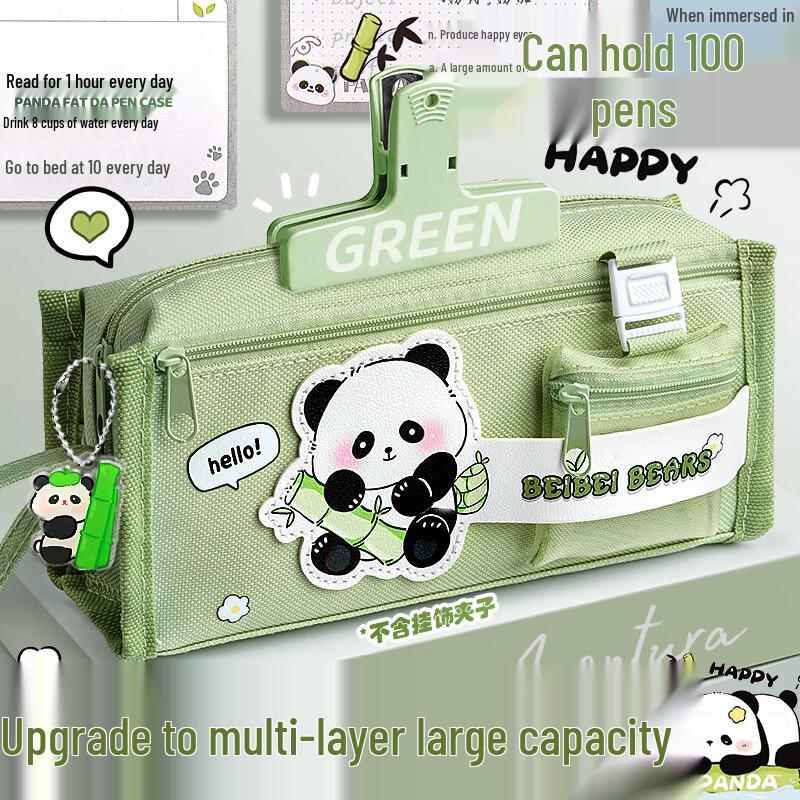 Durable Large Capacity Canvas Pencil Case