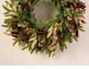 Rattan Christmas Wreath & Tree Set: 50/60/80CM Door Hanging & 2.7M Garland, Perfect for Holiday Window Décor