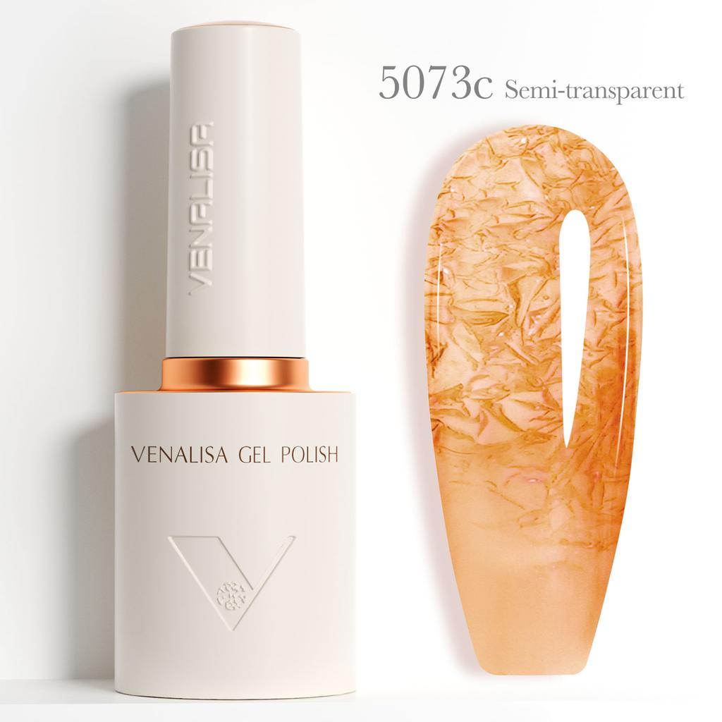 Venalisa 10ml Jelly Gel Nail Polish HEMA/TPO-Free Semi-Transparent Colors UV LED Soak Off Gel for DIY Manicure Kit