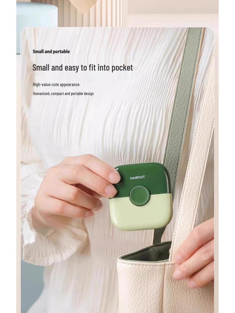 2-in-1 Multifunctional Hair Clipper & Comb for Trimming Bangs & Broken Hair - Perfect for Girls & Children