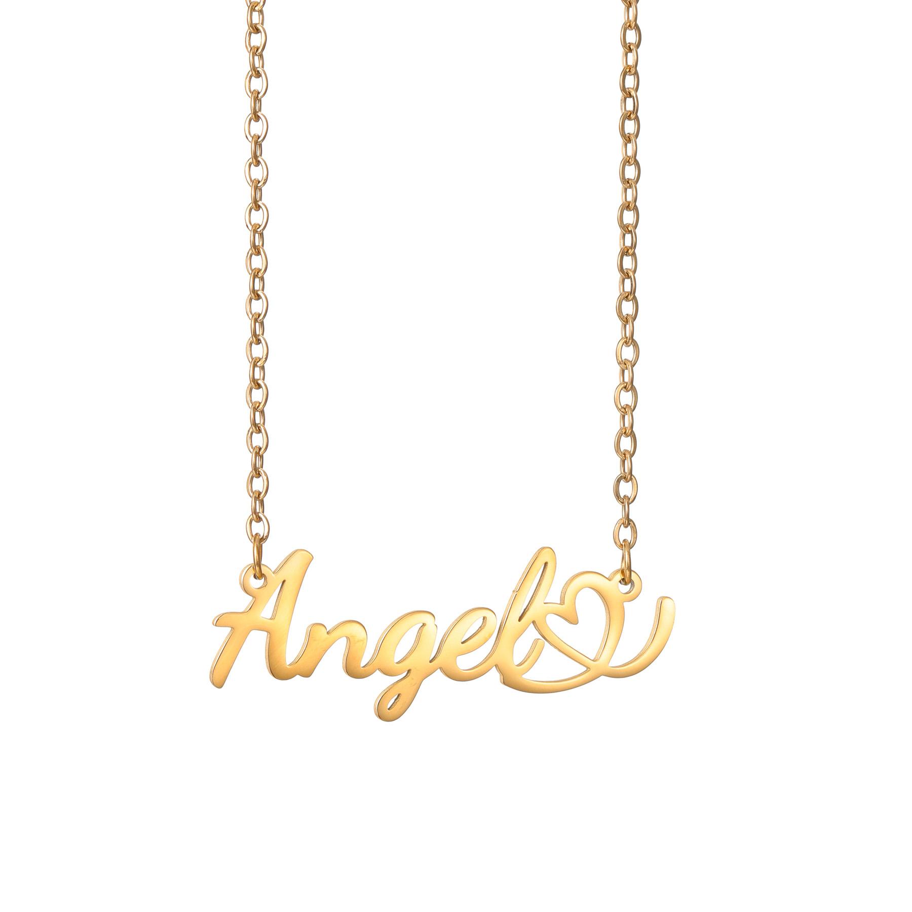 

Atoztide Personalized Custom Name Necklace Bracelet Set for Women Link Chain Heart Stainless Steel Fashion Birthday Jewelry Gift tell seller length&Silver color