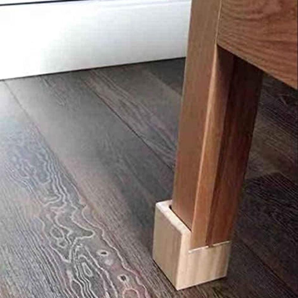 Picior Mobilă Lemn Masiv Înălțătoare Masă Ridicabilă Înălțătoare Pat Înălțător Pătuț Pad Înălțător Instrument de Poziționare