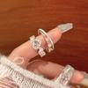 Süße Rosa Herz Ringe Für Frauen Trendy Strass Ringe Mädchen Koreanische Mode Finger Zubehör Personalisierte Schmuck Geschenke