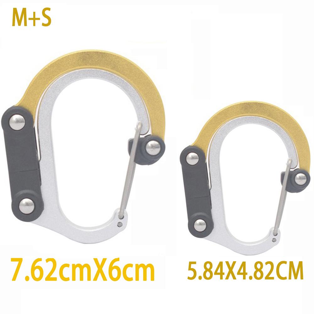 

Mountaineering Buckle Multi Functional Aluminum Carabiner Quick Buckle for Outdoor Climbing Camping
