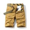 Pantaloni da uomo estivi larghi dritti casual da uomo a cinque punti