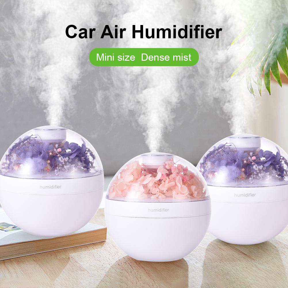 USB Ultrasonic Cool Mist Sprayer Essential Oil Fragrance 220ml Mini Home Wood Grain Air Humidifier Electric Air Aroma Diffuser