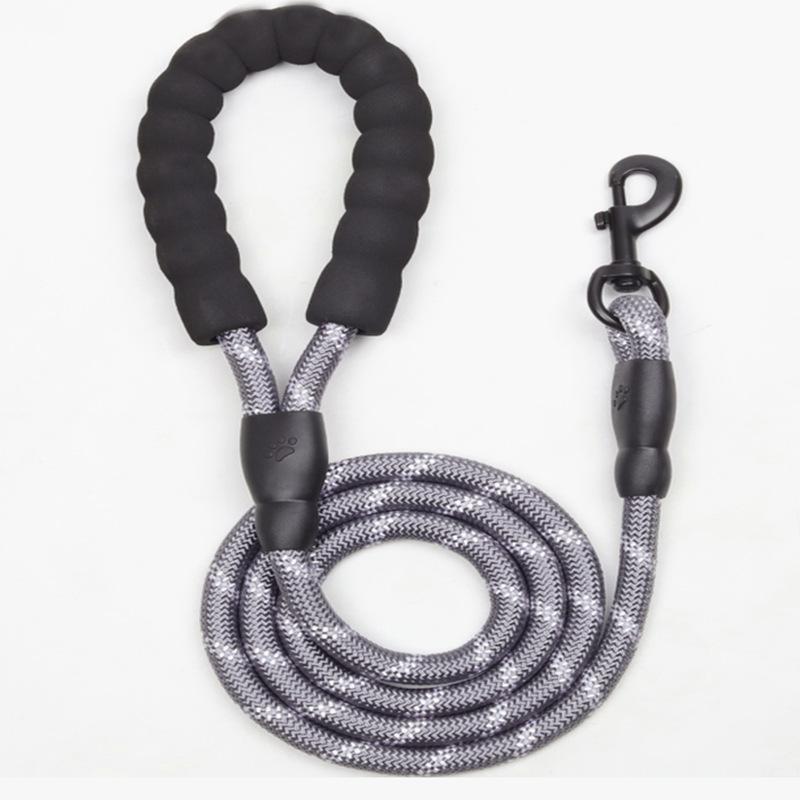 New dog leash pet products leash reflective nylon round rope walking dog rope dog leash dog chain