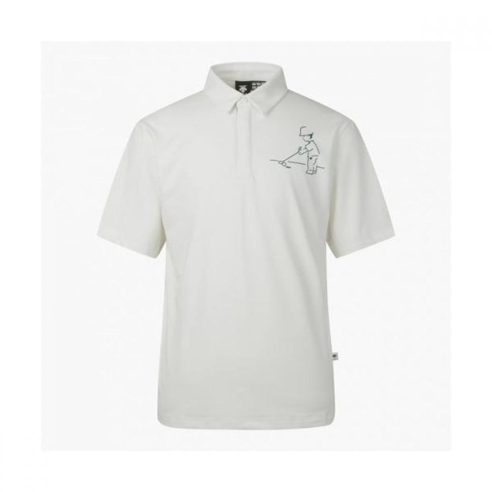 

DeScenTe Golf Мужская футболка с коротким рукавом с рисунком Джери NAVGNavy/95