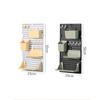Kawaii Hole Board Dormitory Wall Shelf Decoration Free Punching Adhesive Students Study Wall Mounted Storage Rack Home Organizer