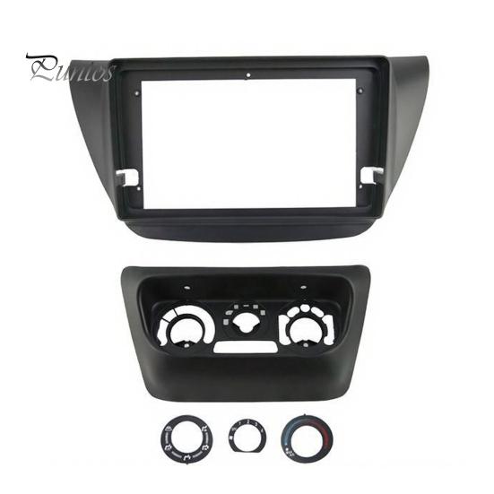 Non Destructive Installation Frame 9 Inch Car Radio Dash Kit for Lancer IX 2006, Navigation Fascia Panel, Center Console Replacement Android Head Unit