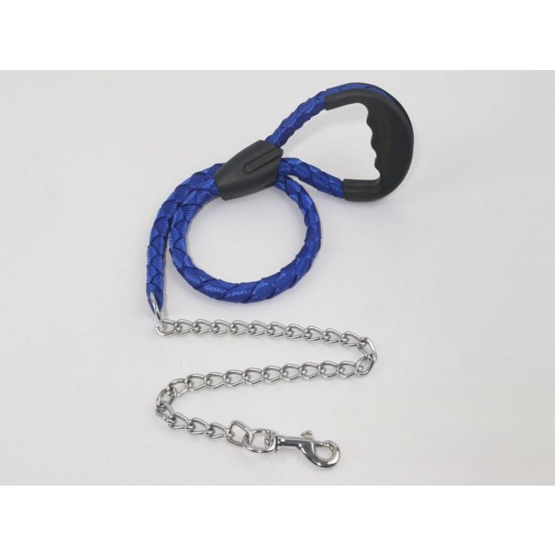 Łańcuch dla psa Łańcuch dla psa odporny na ugryzienia z gumowym uchwytem Smycz dla psa Artykuły dla psa