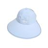 New Sunscreen Cap, Dome Outdoor Cycling Visor, Women's Breathable Adjustable Solid Color Big Eaves Hat
