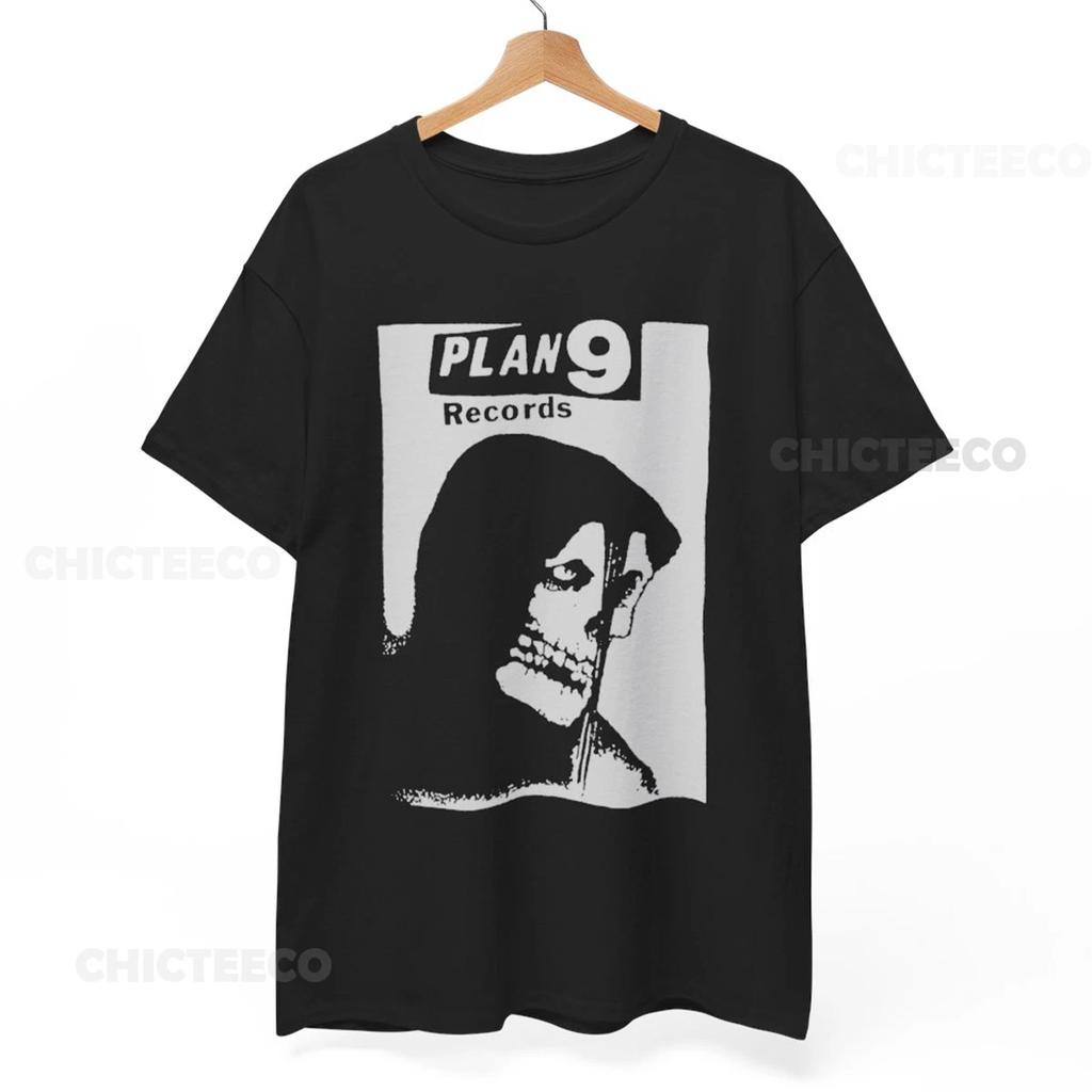 Plan 9 Records T-Shirt, Misfits, Samhain, Danzig, Black Flag, Circle, Unisex Tee