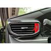 Car Console Side Outlet Vent Frame Cover 4* For Ford Explorer 20- Bright Red