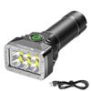 High Power LED Flashlights Camping Torch With 7 Lamp Beads And COB Side Light Rechargeable Portable Hand Lantern 4 Lighting Mode