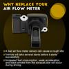 OCPTY Mass Air Flow Sensor AFH90M-01B Meter FITS for 2006-2007 for Chevrolet Express 3500 6.6L,2001-2006 for Chevrolet Silverado 2500 HD 6.6L,2007
