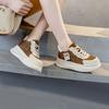 Fashion 6CM 2024 Suede Cow Genuine Leather Women Casual Shoes Skateboard Platform Wedge Women New Fashion Sneakers Chunky Shoes Spring