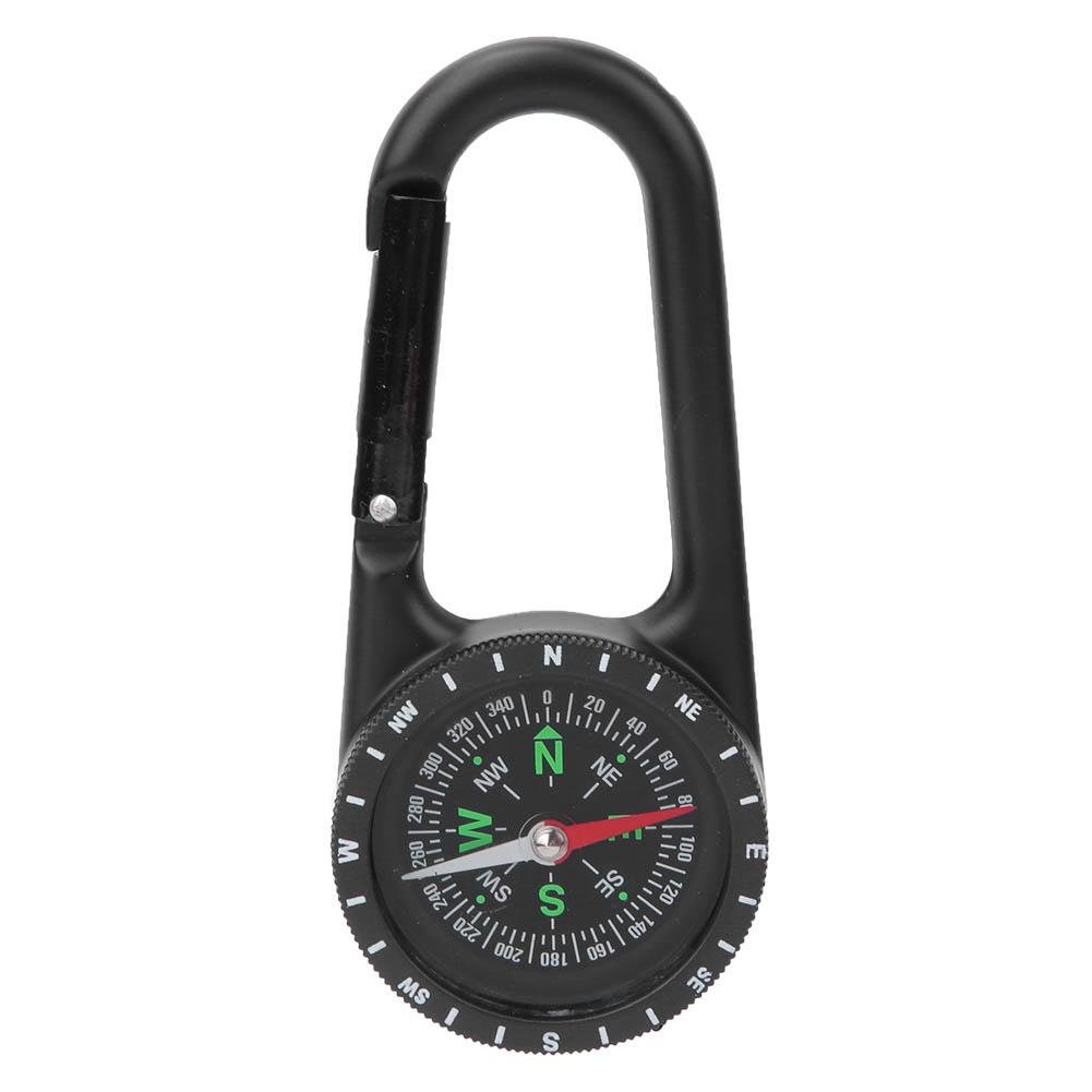 

DC40T Zinc Alloy Portable Carabiner Compass with Graduated Ring Outdoor Navigation Tools