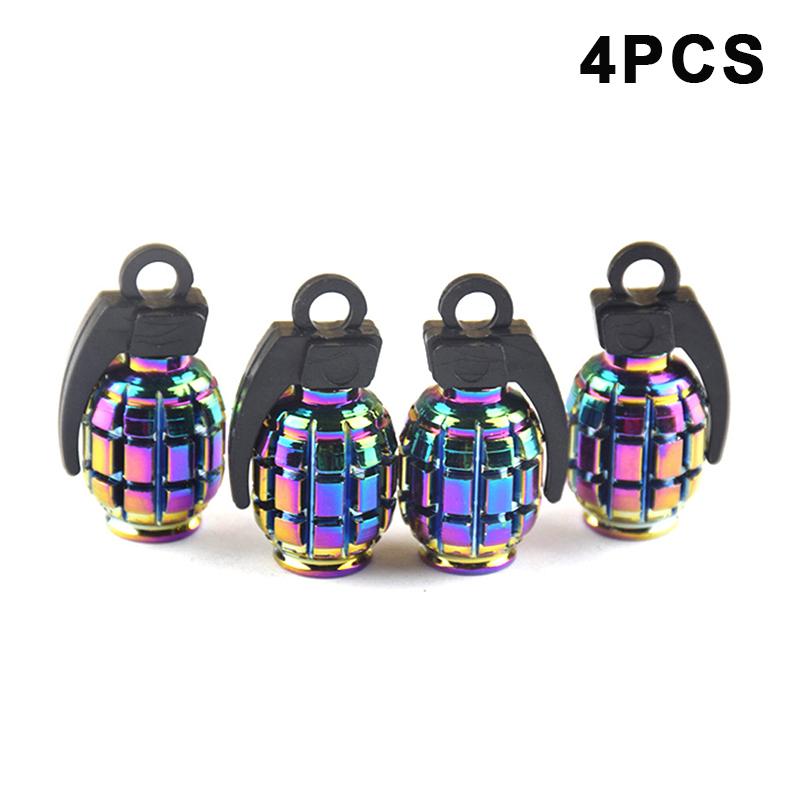4/5PCS Tire Valve Stem Caps Anodized Aluminum Wheel Valve Covers Universal Cars SUVs Bikes Trucks And Motorcycles Accessories