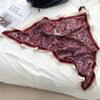 Cashew flower silk scarf new trend bag headscarf headband neck protector scarf scarf small shawl triangle scarf fart curtain