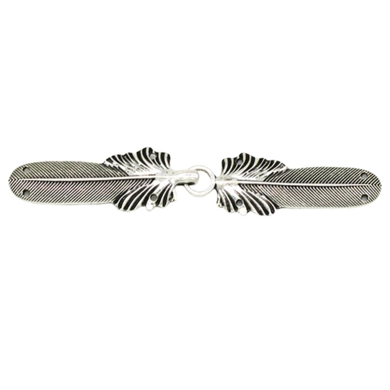 

Antique Cardigan Button Pin Feathered Alloy Cardigan Button Sweater Fasteners Button Pin Fashion Enthusiasts 1 античный серебряного