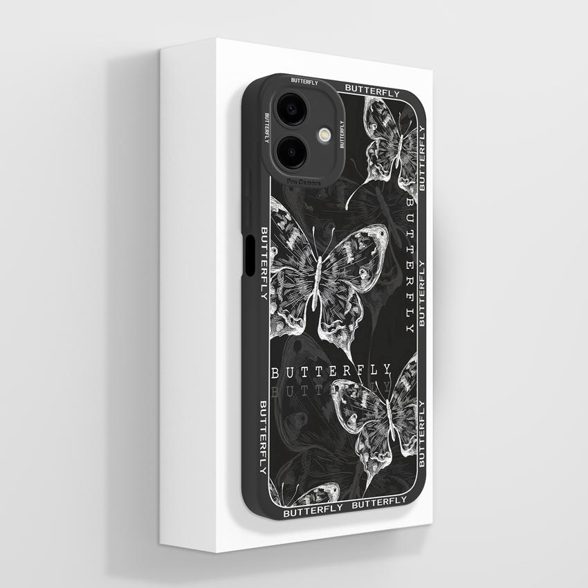 Sacs pour téléphone Pour Samsung A07 M07 F07 A17 M17 F17 M36 F36 M56 S26 Plus A25 Motifs Étiquette Mode Coque Arrière Souple en Silicone antichoc Pour Boîtier Samsung