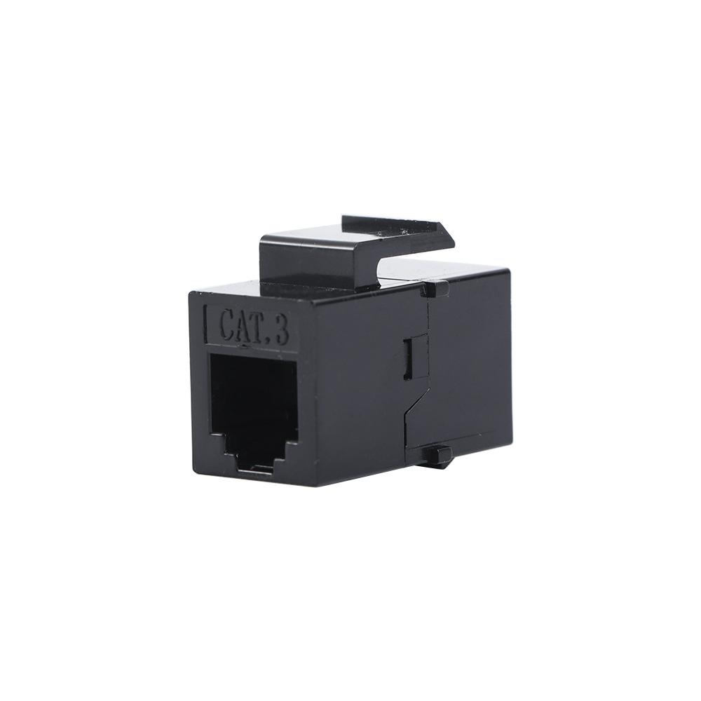 Head RJ11 Connector Straight Through Telephone Module RJ11 Extender Plug Network Cable Connectors
