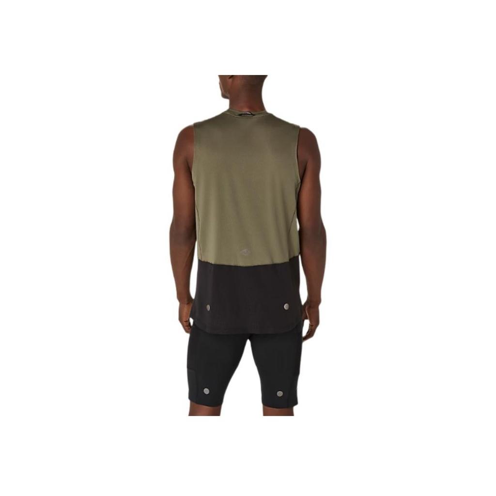 Asics Solid Color Round Neck Logo Sleeveless Vest Men Tops 2011D263-301