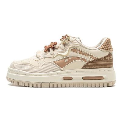 Li Ning Future C1 Synthetic Leather Cow Split Leather Versatile Comfortable Shock Absorbing Wear Resistant Low Top Skate Shoes AGCU172-4