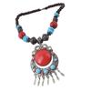 Vintage Styles Sweater Necklace Fashionable Women Headpiece Beaded Hairpiece for Special Event