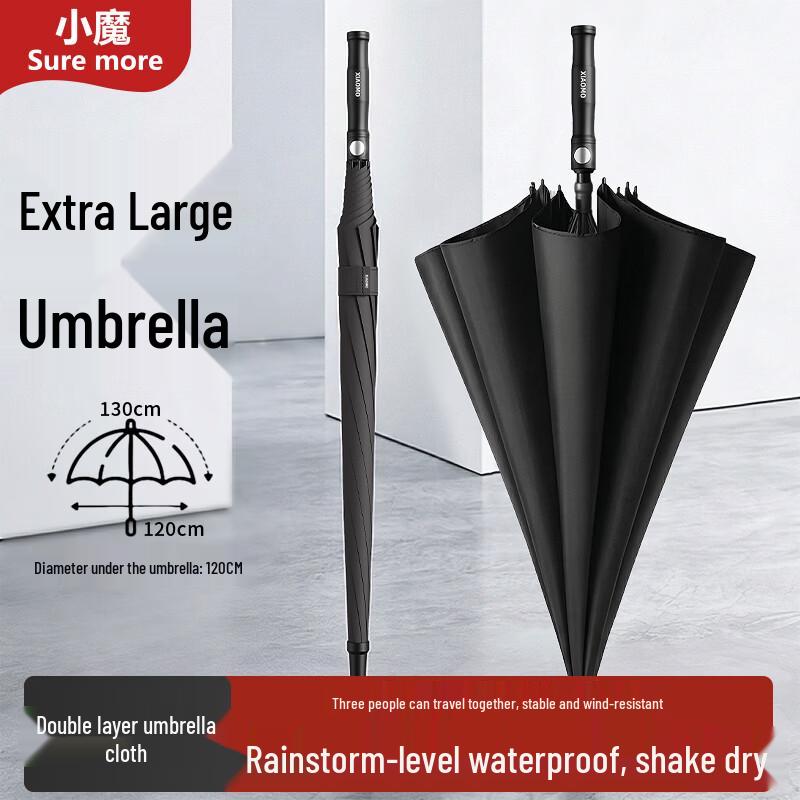 Little Devil Business Windproof Long Handle Umbrella