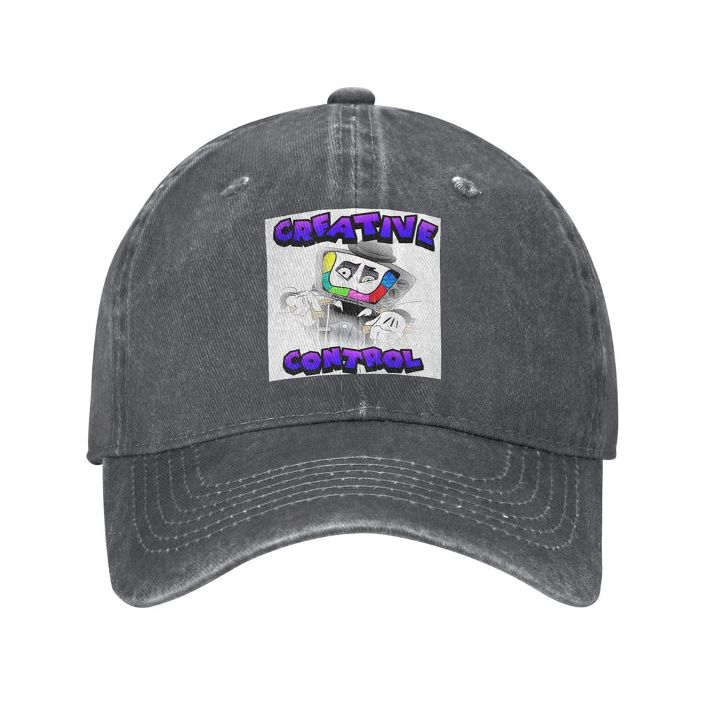 Creative Control (Mr. Puzzles) (Transparent version) Washed Denim Cap Casual Baseball Caps Adjustable Hat Unisex Baseball Hats